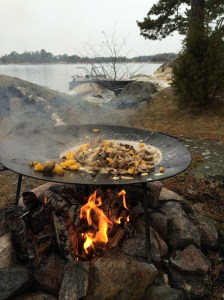 Lunchdags i skärgården